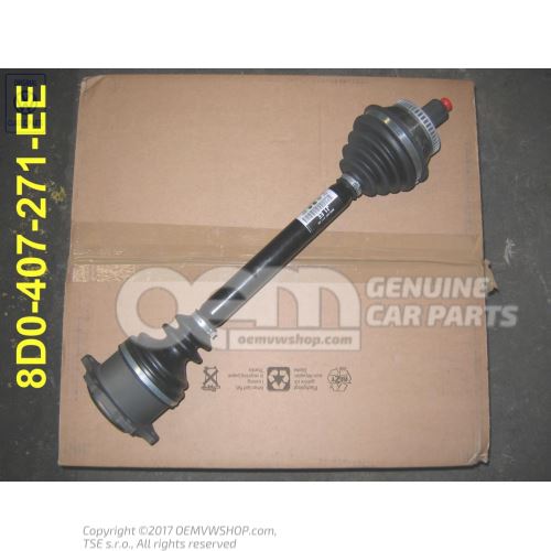 Drive shaft with constant velocity joints 8D0407271EE