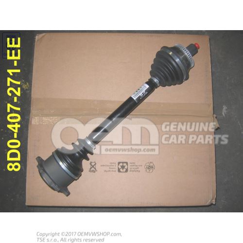 Drive shaft with constant velocity joints 8D0407453CV