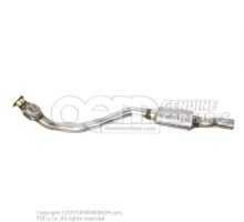 Exhaust pipe with front silencer 4G0254300P