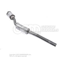 Catalytic converter with front silencer Audi Cabriolet 89 8G0131702NX