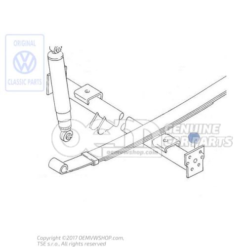 Rear axle beam Volkswagen Caddy 15 147501011B