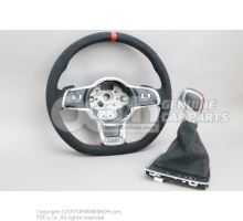 Volkswagen Golf VII 5G Clubsport Retrofit kit GTI edition 40 Alcantara DSG multifunction steering wheel with DSG shift knob 5G0498091B NNM