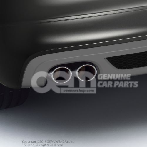 Trim for exhaust tail pipe