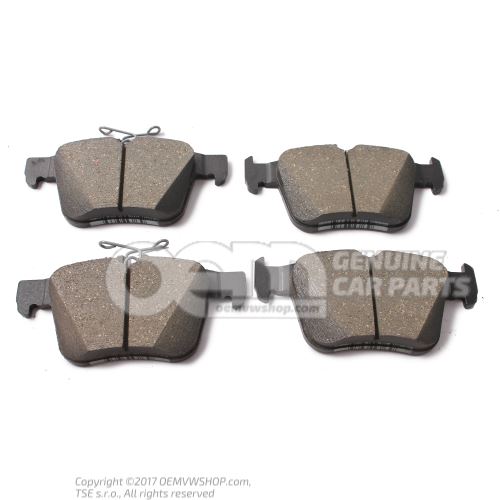 1 set of brake pads for disk brake 3Q0698451L