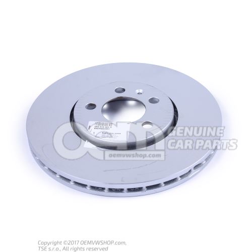 Brake disc (vented) size 288X25 6R0615301D