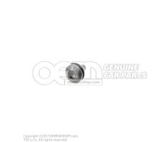 Oval head screw w/ internal serration (combi), self-lockin size M8X14 WHT003348