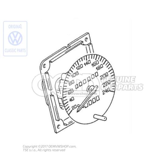 Tachymetre avec compteur km journalier Volkswagen Polo Hatchback 86C 867957031B