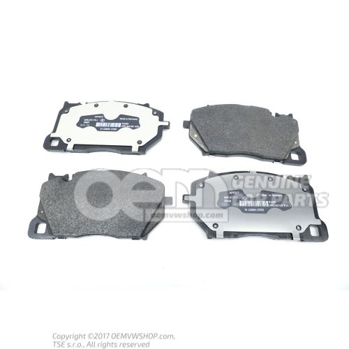 1 set of brake pads for disk brake 4K0698151AE