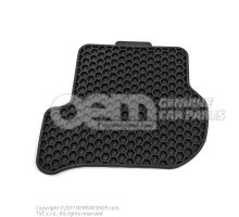 1 jeu tapis sol (caoutchouc) noir Volkswagen Golf 5K 1K1061550HB041