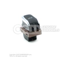 Push button for electric lid lock actuator soul (black) 4H0959831B 5PR