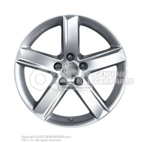 Aluminium rim diamond silver