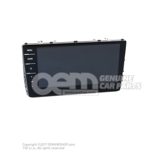 Display unit and control panel with touchscreen display 5G6919606C