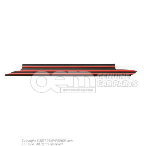 Sill trim strip (self-adhesive) satin black 8L3853491 01C