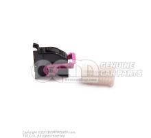 Flat contact housing with contact locking mechanism cable 5Q0972718