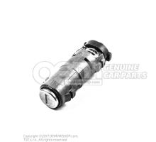Lock cylinder with keys and housing 7E0827737 Y