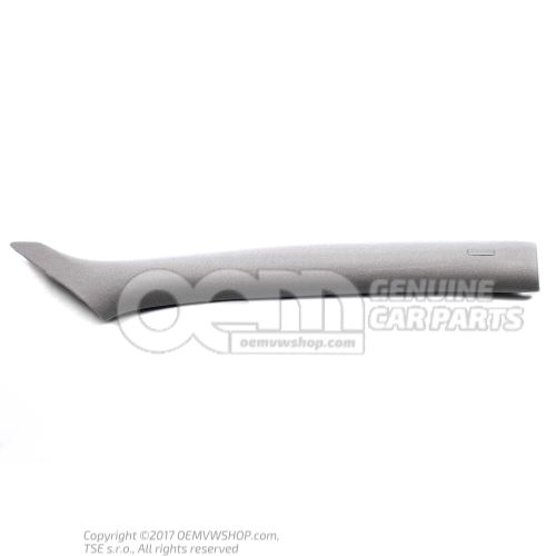 A-pillar trim pearl grey 1J0867352E 6K8