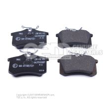 1 set brake discs with 'eco' brake pads economy JZW698601AH