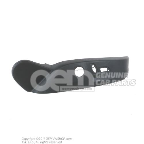 Seat frame trim soul (black) 8P0881326E 4PK