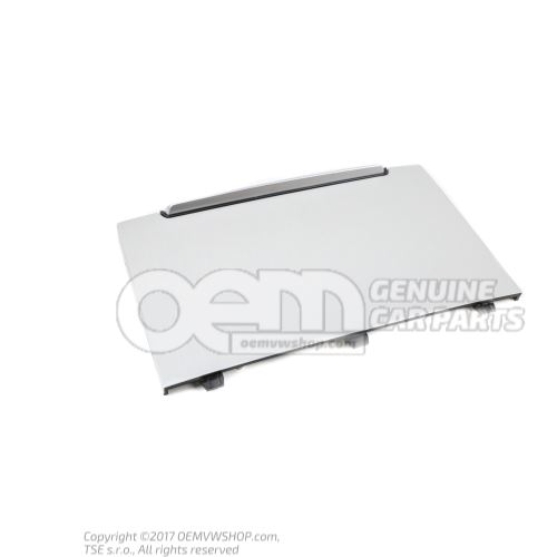 Embellecedor apoyo o cenicero aluminio plata-cepillado 4G0863440AD1NK