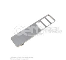 Switch mounting cover satin black 2D0957085A 01C