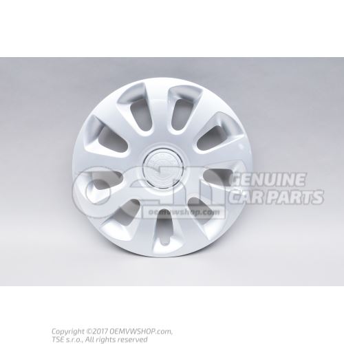 Wheel trim rings silver grey Skoda Citigo 1S 1ST601147 1ZX