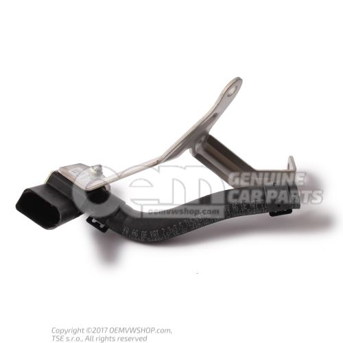 Pressure hose with boost pressure sensor and bracket 04L145049AE