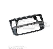 Trim for fresh air and heater controls satin black/high chrome Volkswagen Up! 1S 1S0858069F ICL