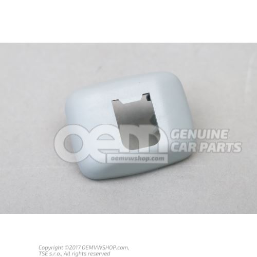 Cap bracket for sun visor titanium grey