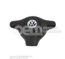 Cover cap for steering wheel horn button satin black 6K0419669AF01C