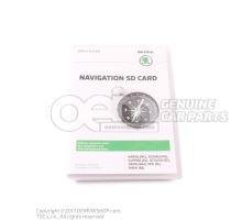 Pamäťová karta SD pre navigačný systém