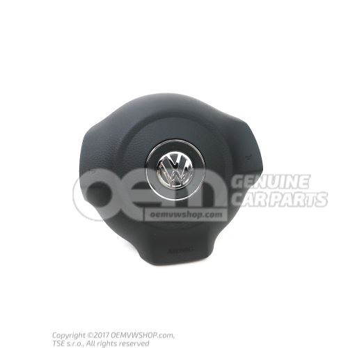 Airbag unit for steering wheel titan black 5K0880201AE81U