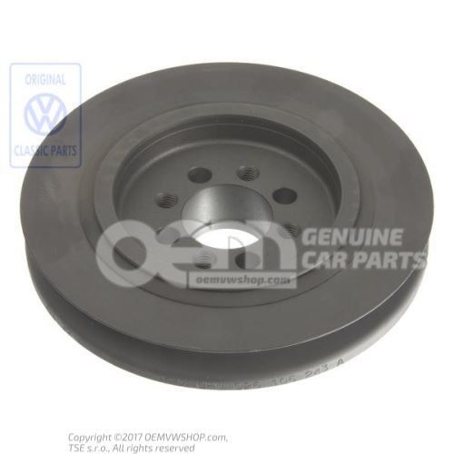 V-belt pulley with vibration damper 026105243A