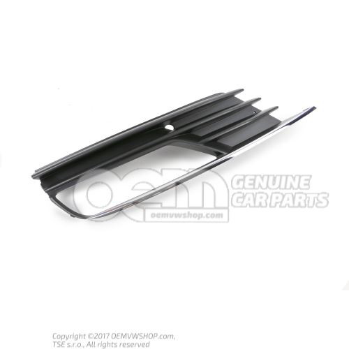 Air guide grille satin black 8V5807681A 9B9