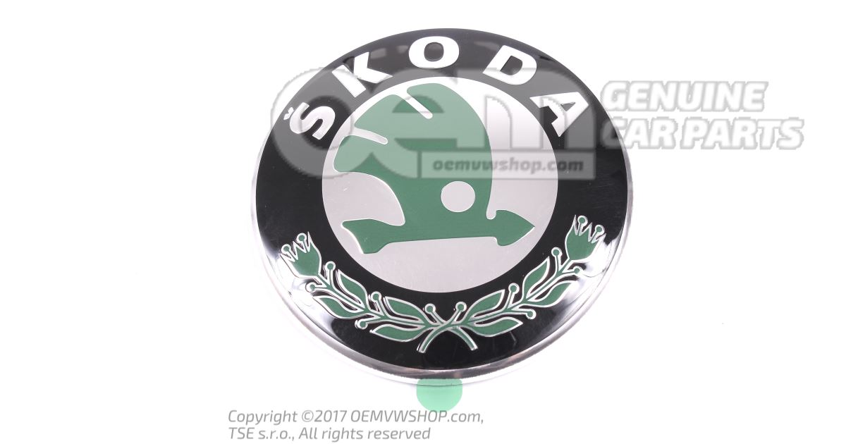 NEU SKODA YETI Logo Emblem Schriftzug für Heckklappe 5L0853621 MEL