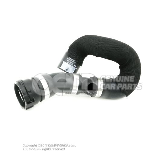 Coolant hose with quick release coupling 8K0121055Q