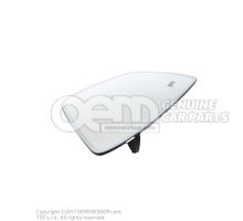 Mirror glass (convex) with carrier plate for heated and electric adjustable exterior mirrors 565857521D