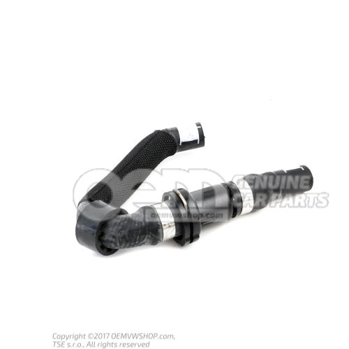 Coolant hose with coolant regulator 8J0121124A