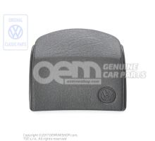 Cover cap for steering wheel satin black Volkswagen Polo Hatchback 86C 867419669B 01C