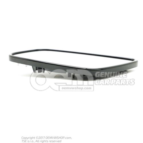 Mirror glass (flat) with carrier plate 8D0857535F