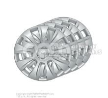 1 set of wheel trims rings Brilliant silver - metallic 57A071456  Z31