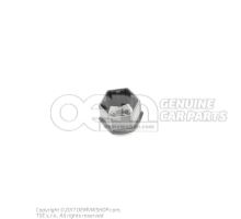 Capuchon de boulon de roue gris metallise 321601173B Z37