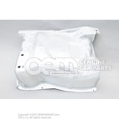 Heat shelf for centre silencer 4G0804173J