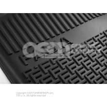 1 set foot mats (rubber) - left hand drive 6V1061551