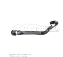 Coolant hose with quick release coupling 8K0121036E
