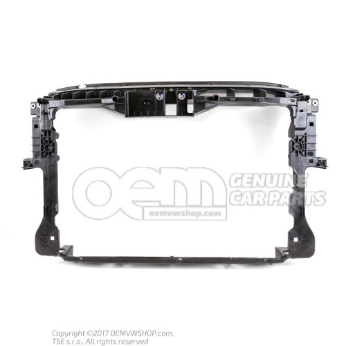Lock carrier with mounting for coolant radiator and electric fan Volkswagen Tiguan 5N (North America) 5N0805588F