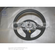 Steering wheel (leather) black/futura yellow 1E0419091E HUW
