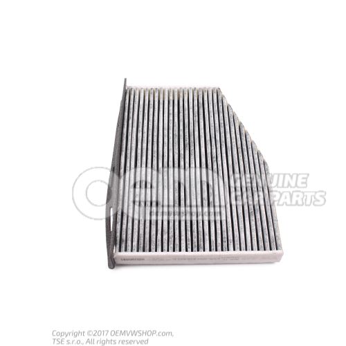 Filter insert with odour and harmful substance filter 'eco' economy - left hand drive JZW819653B
