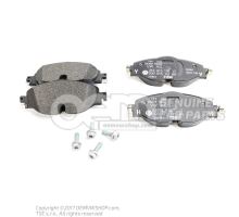 1 set of brake pads for disk brake 2K5698151B