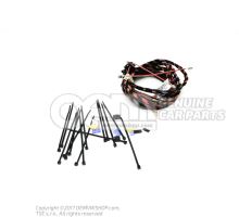 Wiring set with socket for trailer operation
