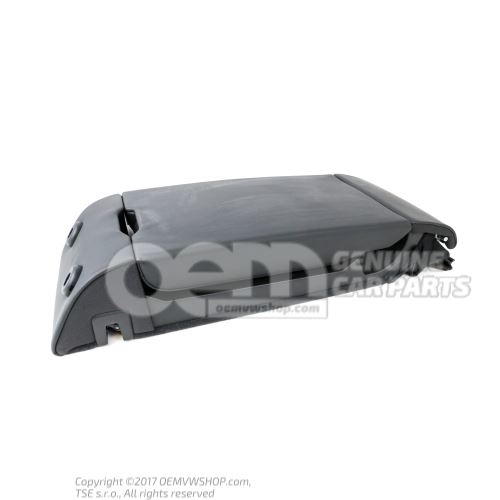 Backrest with throughload soul (black) Audi A4/S4/Avant/Quattro 8W 8W9885205BEDXB